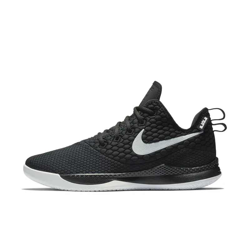 Nike LeBron Witness 3 Black White Black/Cool Grey-White (AO4433-001)