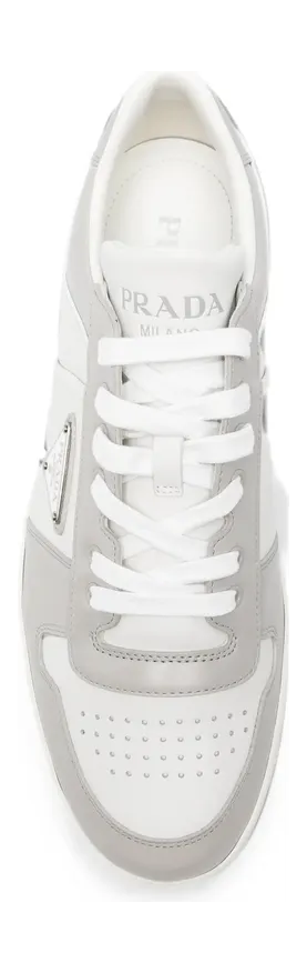 Prada Downtown Leather “White/Grey” (2EE364 F D003 3LKG F0W5V) (2)