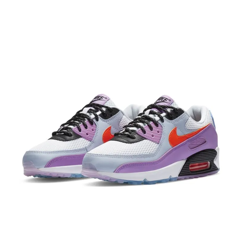 Nike Air Max 90 Carnival (W) White/Hyper Crimson-Violet Star (CW6029-100)