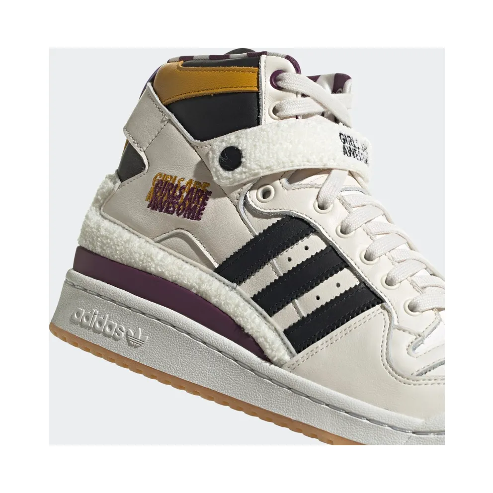 adidas Forum 84 Hi Girls Are Awesome Chalk White / Core Black / Purple Beauty (GY2632)