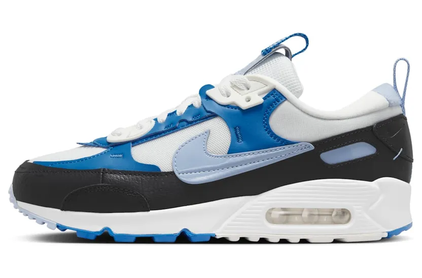 Nike Air Max 90 Futura “Summit White / Light Photo Blue / Black / Cobalt Bliss” (FJ4798-100)