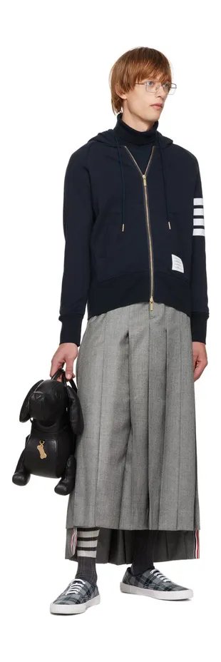 Thom Browne Gray Heritage 035 MED GREY (MFD201A-08155) (5)