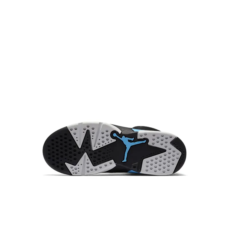 Jordan 6 Retro UNC (PS) Black/University Blue (384666-006)