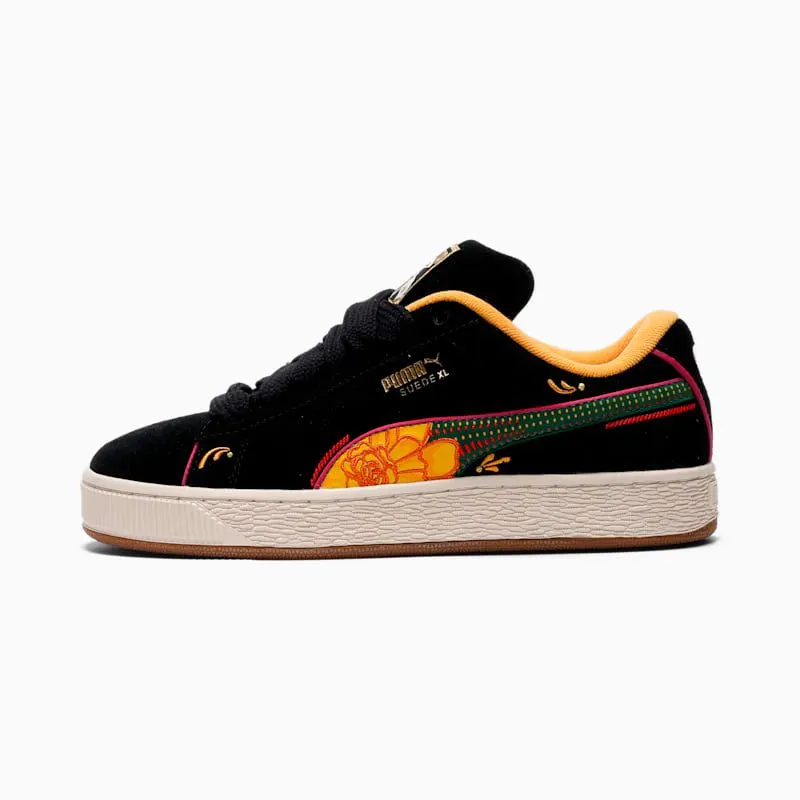 Puma Suede XL La Catrina Black Yellow Sizzle (404606-01)