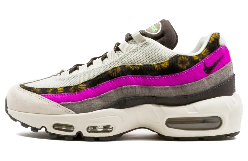 Nike Air Max 95 Premium ‘Animal Floral Prints’ Light Bone/White/Velvet Brown/Olive Grey/Pink Blast/Poison Green (CZ8102-001)