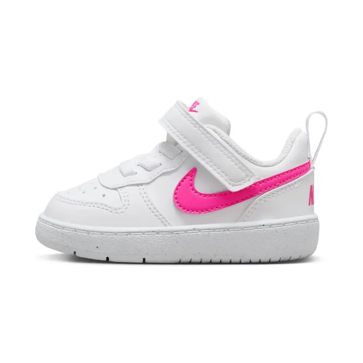 Nike Court Borough Low Recraft “White / Laser Fuchsia” (DV5458-113)