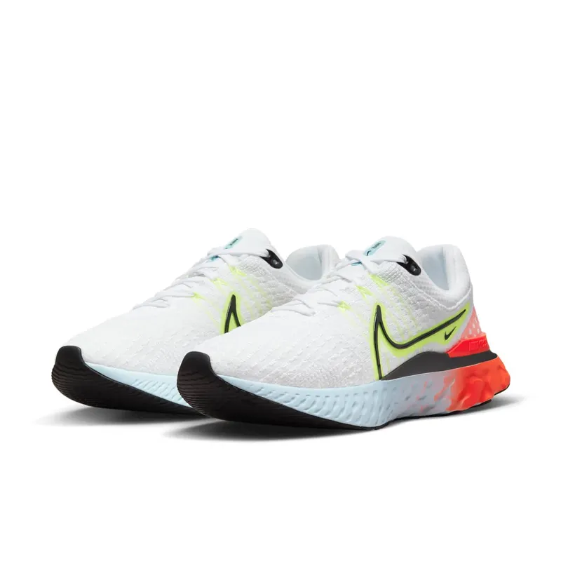 Nike React Infinity Run Flyknit 3 Road Running White (DX3351-100)