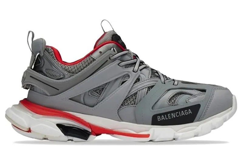 Balenciaga Track LED Grey Red (555036 W3AD5 1269)