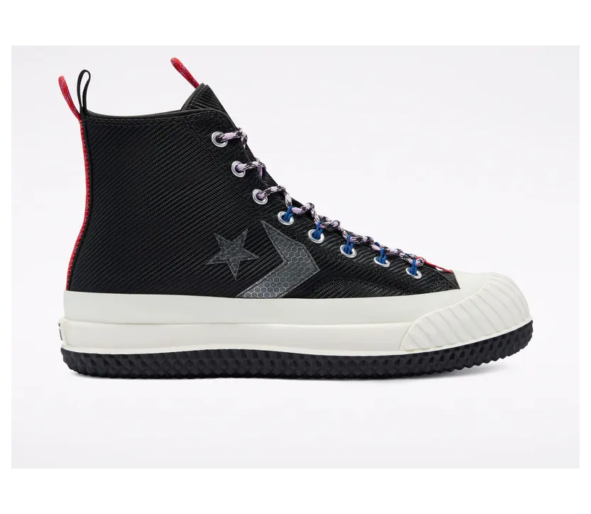 Converse Bosey MC High ‘Metallic Vis – Black Grey’ Black/Grey/Red (169527C)