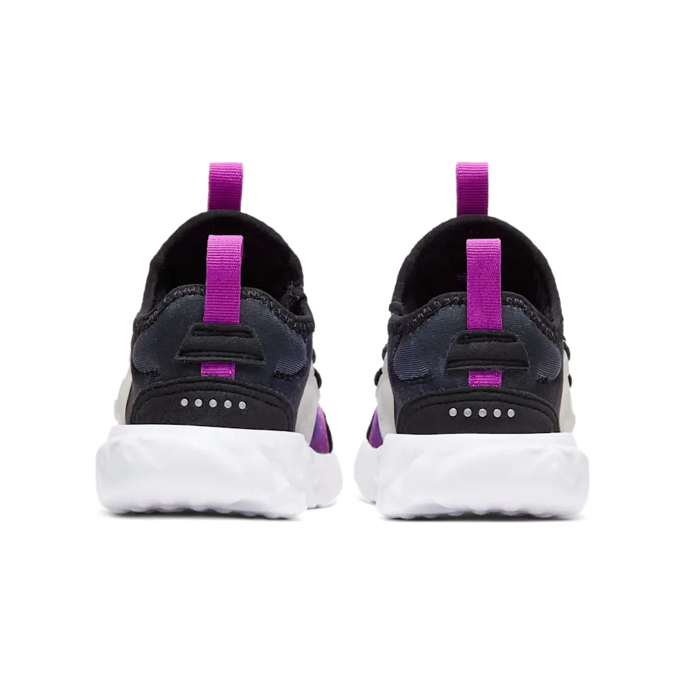 Nike React Presto Galaxy (TD) Black/Court Purple-Blue Fury-Total Orange (CW3076-002)