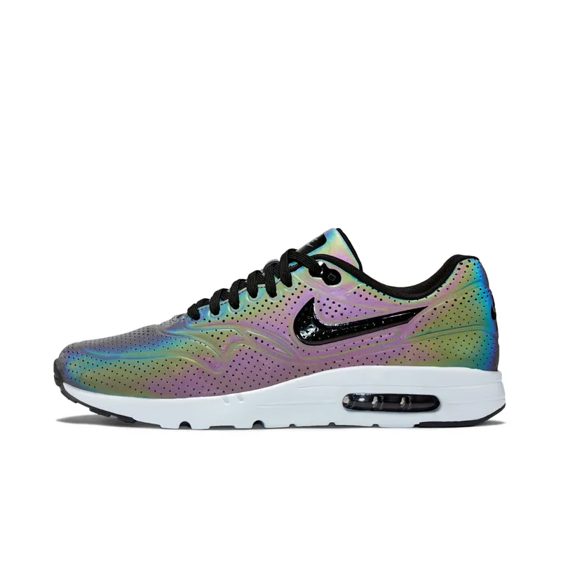 Nike Air Max 1 Ultra Moire Iridescent Deep Pewter/Black-Porpoise (777428-200)
