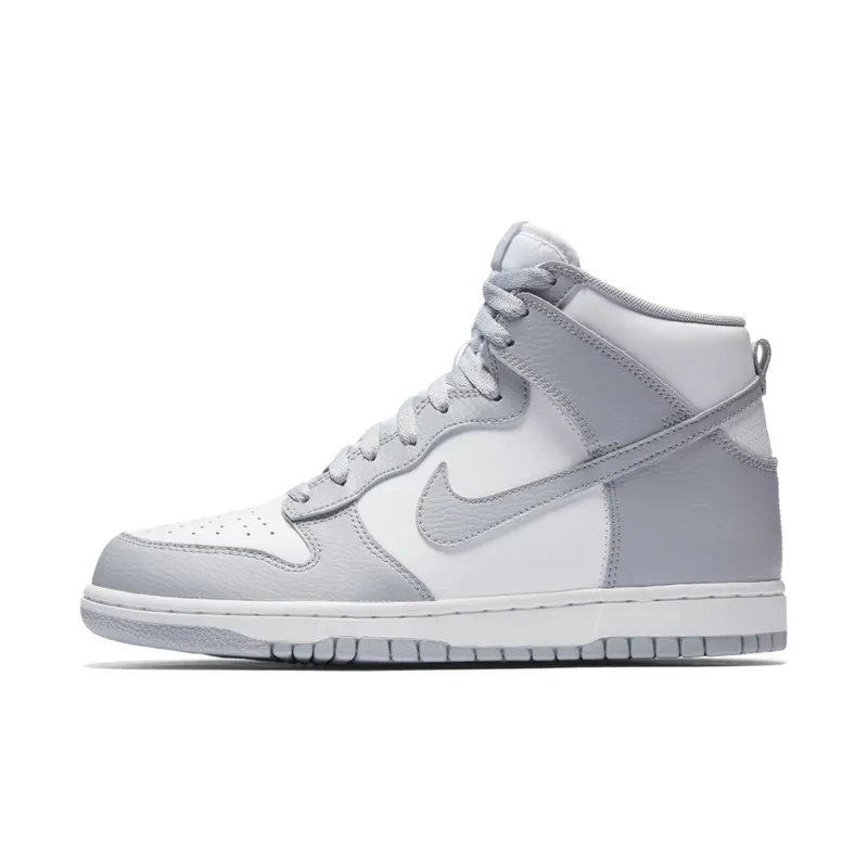 Nike Dunk High White Wolf Grey (W) White/Wolf Grey (899451-100)