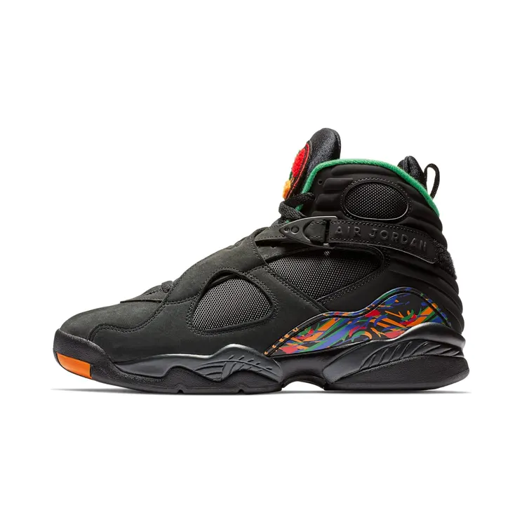 Air Jordan 8 Retro Air Raid “Black / Aloe Verde / University Red / Light Concord” (305381-004)