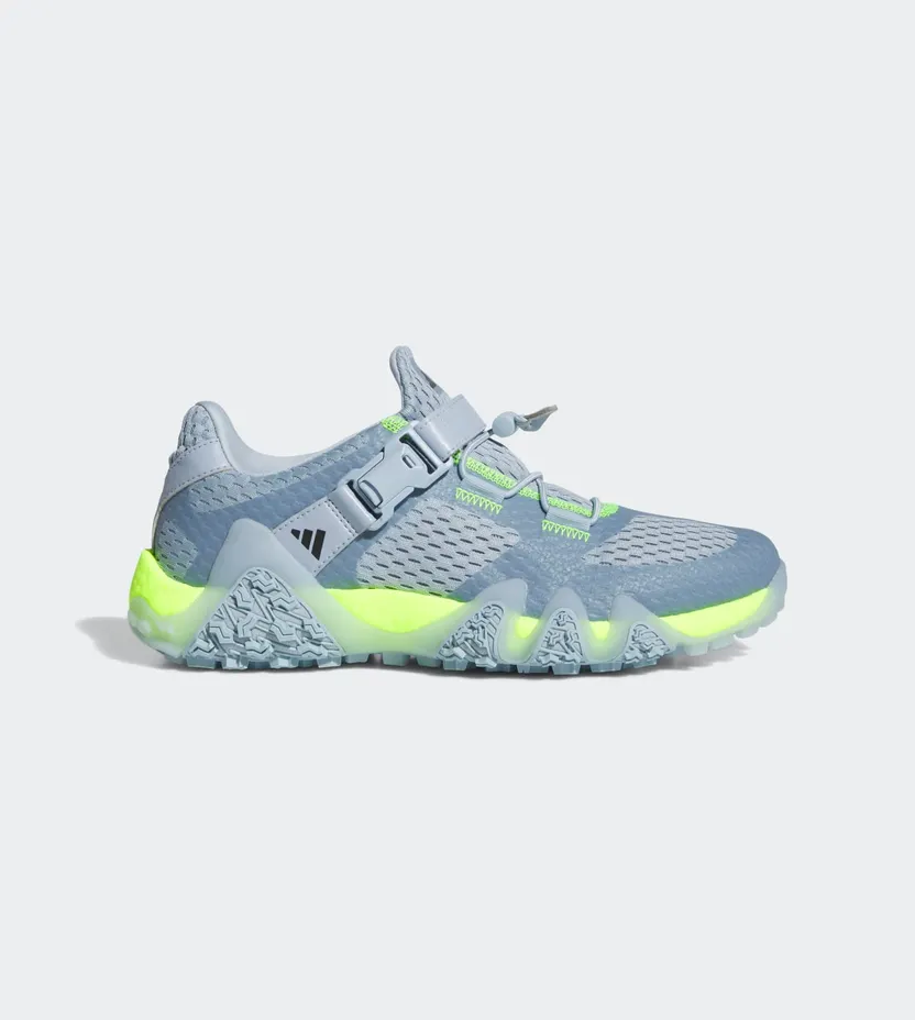 adidas Adicross Low Spikeless Golf Wonder Blue Core Black Lucid Lemon (IF2153)