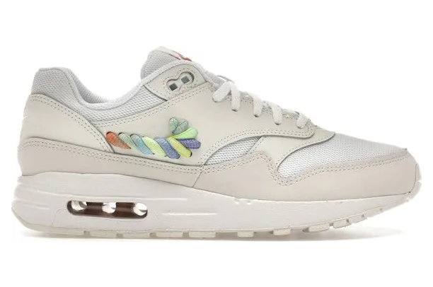 Nike Air Max 1 SE White Rainbow Lace Swoosh (FN4782-100)