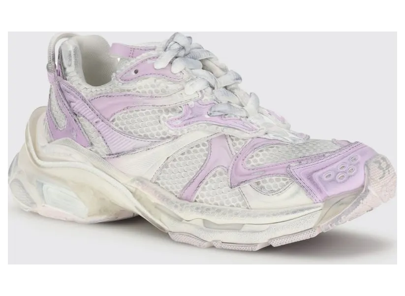 Balenciaga Runner 2.0 Sneakers in Mesh and Rubber Grey (779064WRN2G1150)