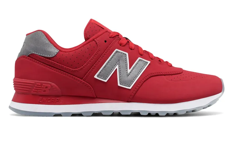 New Balance 574 Synthetic Red Red/Grey (ML574SYD)