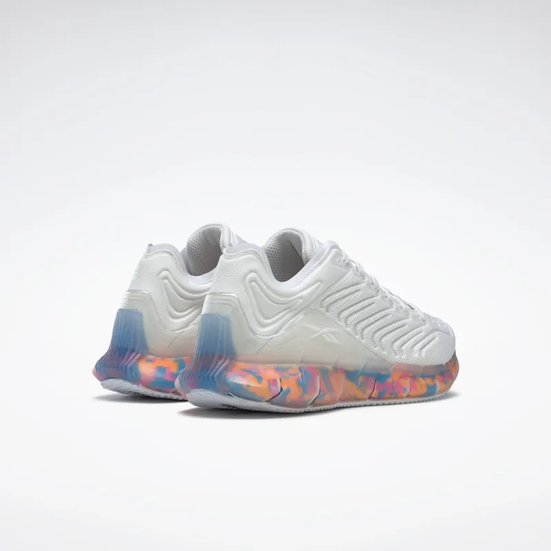 Reebok Zig Kinetica Shoes Horizon Blue / High Vis Orange / Proud Pink