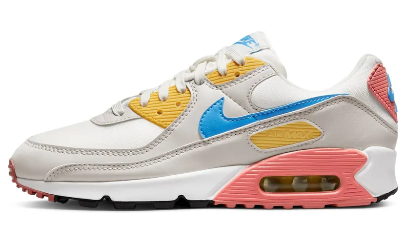 Nike Air Max 90 “White/University Blue/Pure Platinum” (DJ9991-100)