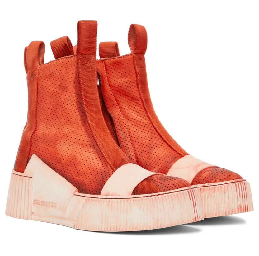 Boris Bidjan Saberi SSENSE Exclusive Red Bamba 3.1 Sneakers (SSNSx17) (4)