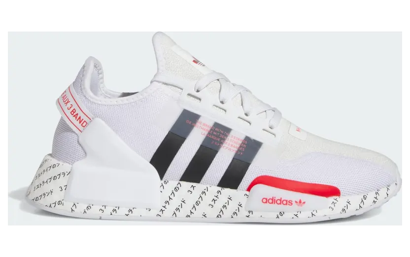 adidas NMD R1.V2 Cloud White Core Black Red (ID2853)