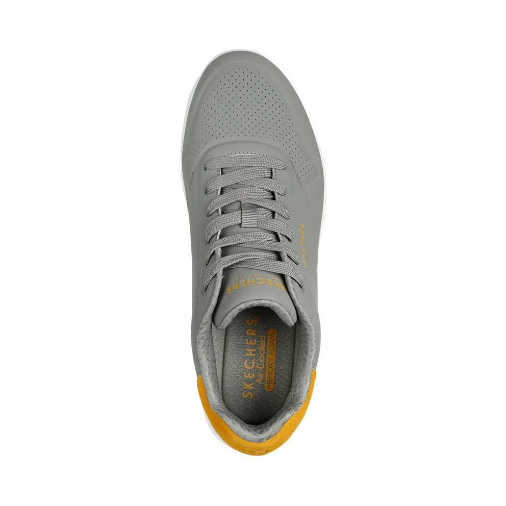 Skechers UNO – Suited On Air Sneaker Groente/Yellow