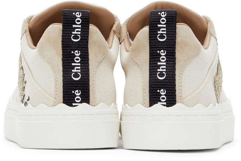 Chloé Black Canvas Lauren Sneakers (CHC21U108Q7)