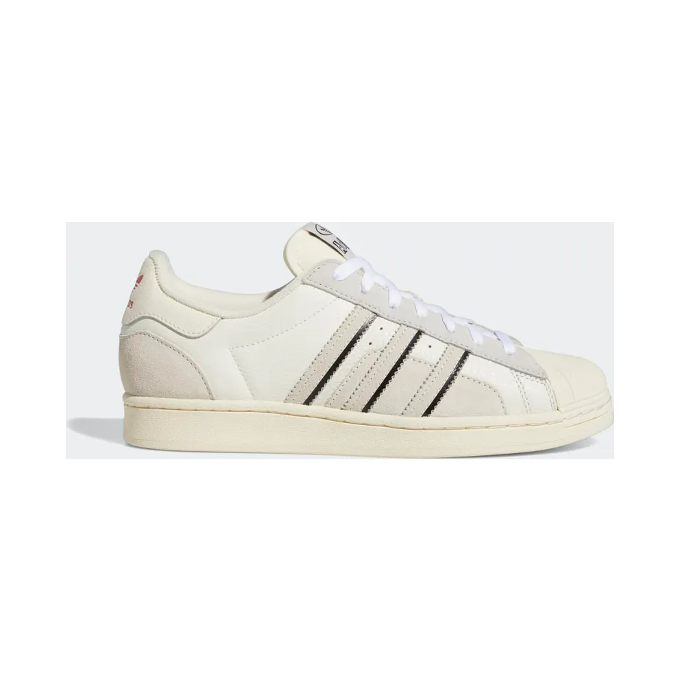 Adidas Superstar Cloud White / Aluminium / Vivid Red (GW5921)