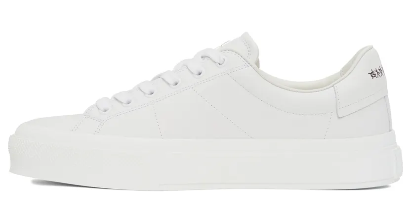 Givenchy White Chito Edition 4G Print City Sport Sneakers (BH005VH13P) (3)