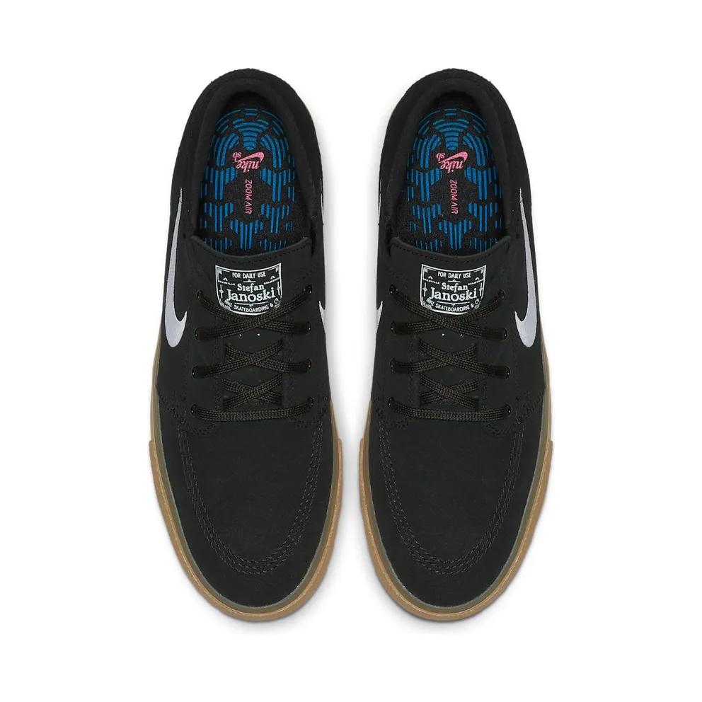 Nike SB Zoom Janoski RM Black White Gum Black/White-Black-Gum Light Brown (AQ7475-003)