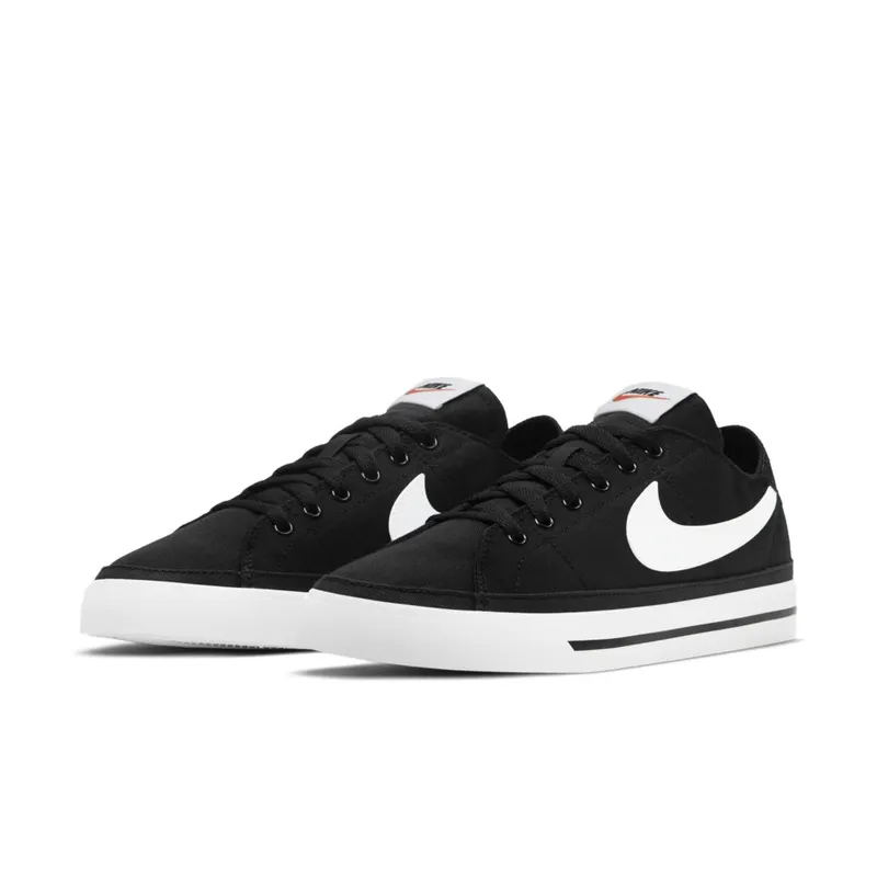 Nike Court Legacy Canvas Black White (W) (CZ0294-001)