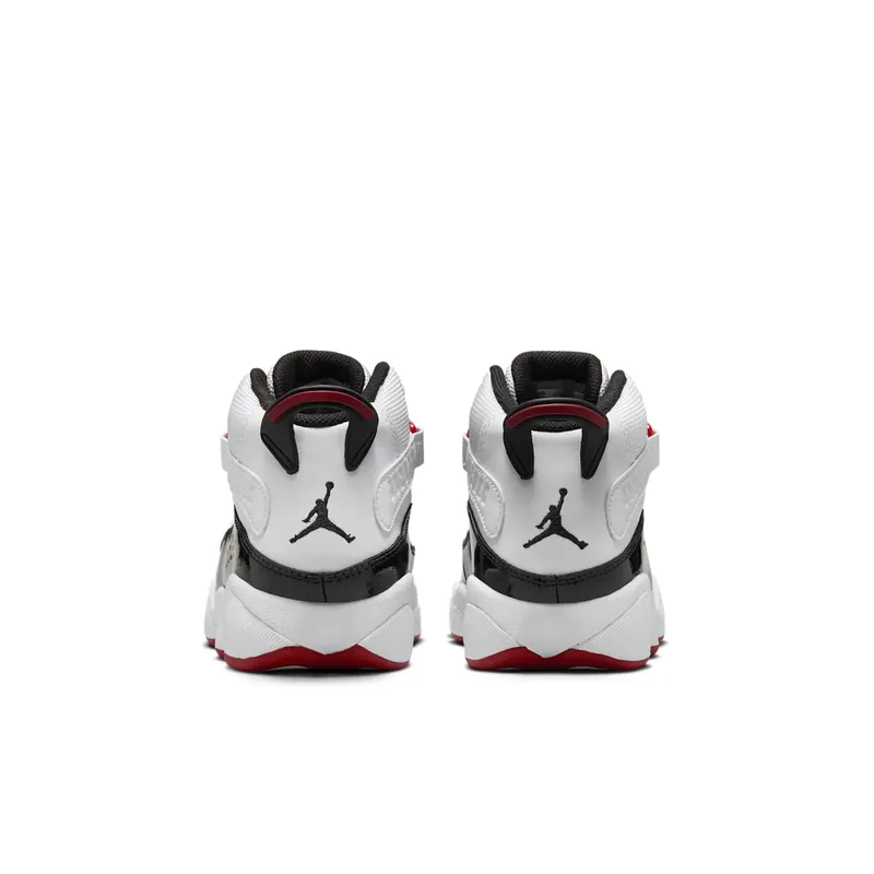 Jordan 6 Rings White Varsity Red Black (323432-164)