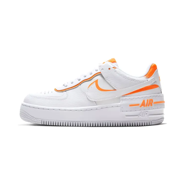 Nike Air Force 1 Shadow ‘Total Orange’ “White / Total Orange / Summit White” (CI0919-103)