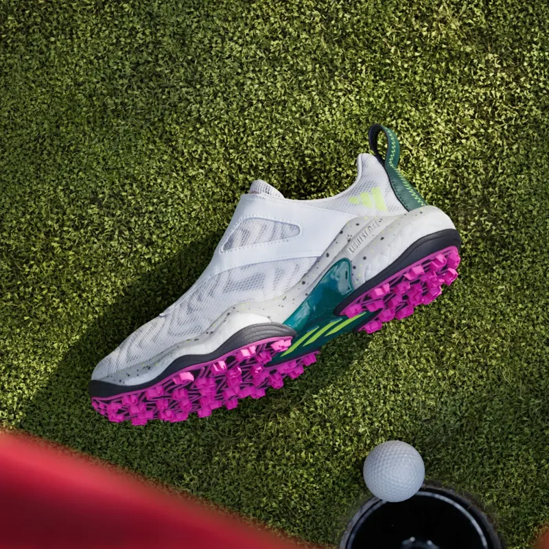 adidas Codechaos BOA 25 Golf Cloud White Silver Metallic Collegiate Green (IG8751)