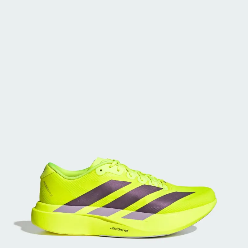 Adidas Adizero EVO SL Solar Yellow / Aurora Plum / Powder Plum – “Green” (JR2024)