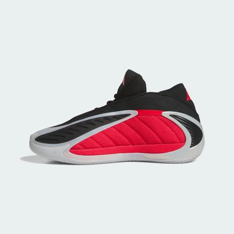 Adidas Anthony Edwards 2 Silver Metallic / Pure Ruby / Core Black (JQ9497)