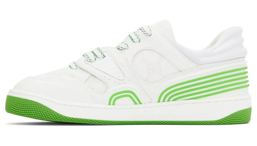 Gucci Green Basket Sneakers (700290 2SHG0) (3)