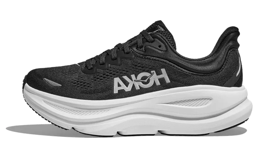 Hoka Bondi 9 Wide “Black / White” (1162013-BWHT)