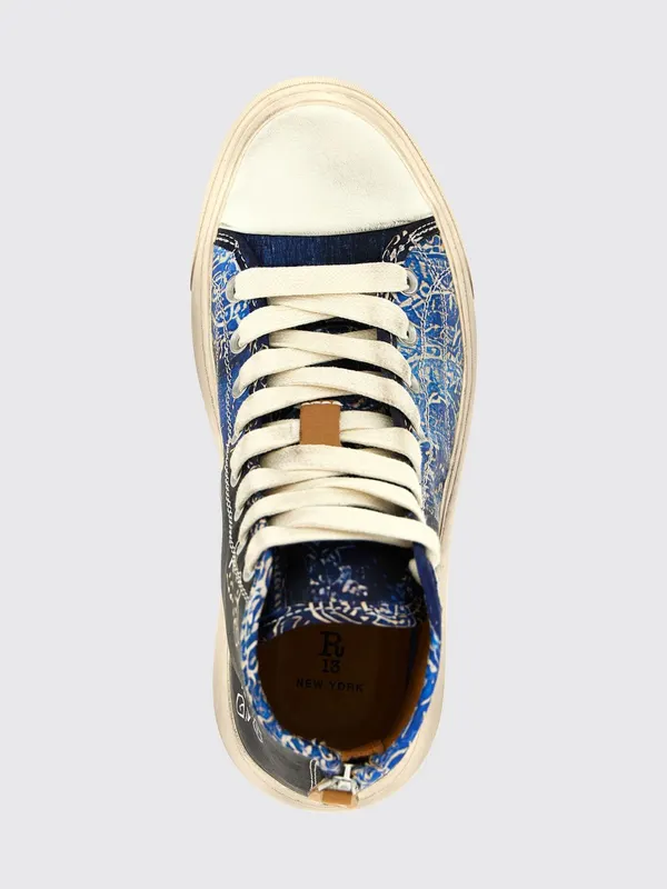 R13 Printed Silk Platform Blue (R13S5029SRINT)