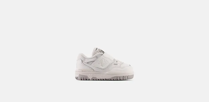 New Balance 550 Bungee Lace Strap White Grey (IHB550PB)