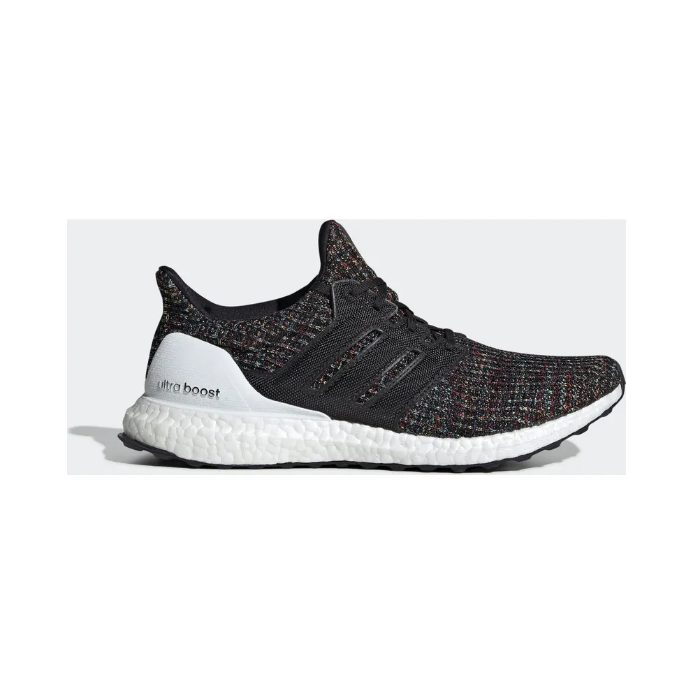 adidas Ultra Boost 4.0 Black Multi-Color White Heel Cage (F35232)