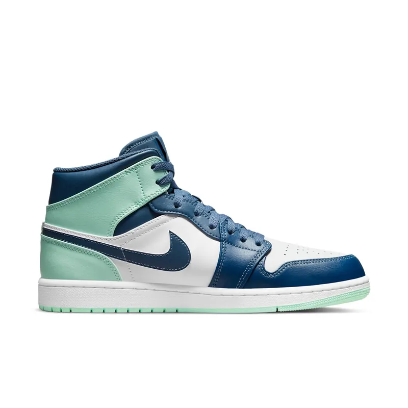 Jordan 1 Mid Blue Mint (GS) (554724-413)