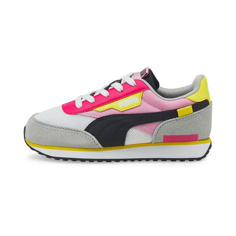 PUMA Future Rider Splash Kids’ White/Prism Pink (381855-04)
