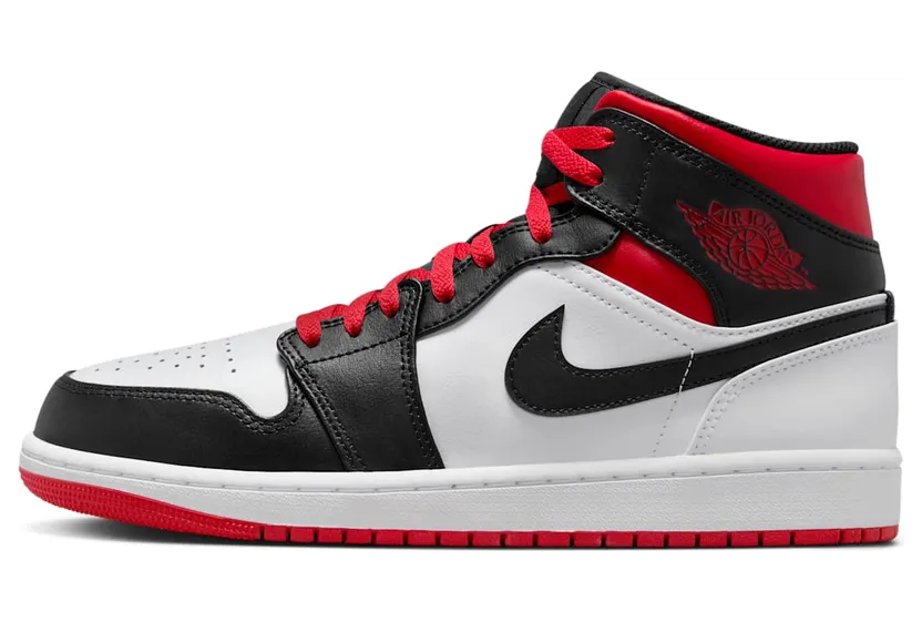 Air Jordan 1 Mid “Gym Red Black Toe” (DQ8426-106)