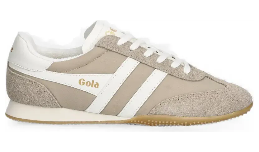 Gola Sprinter sneakers met suède vlakken – Beige (CLB855CW2)