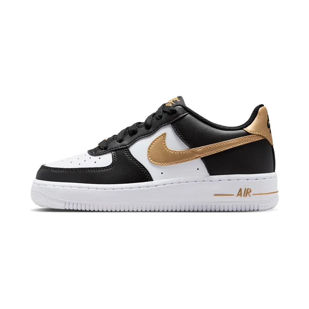 Nike Air Force 1 Low Black White Metallic Gold (CT3839-009)