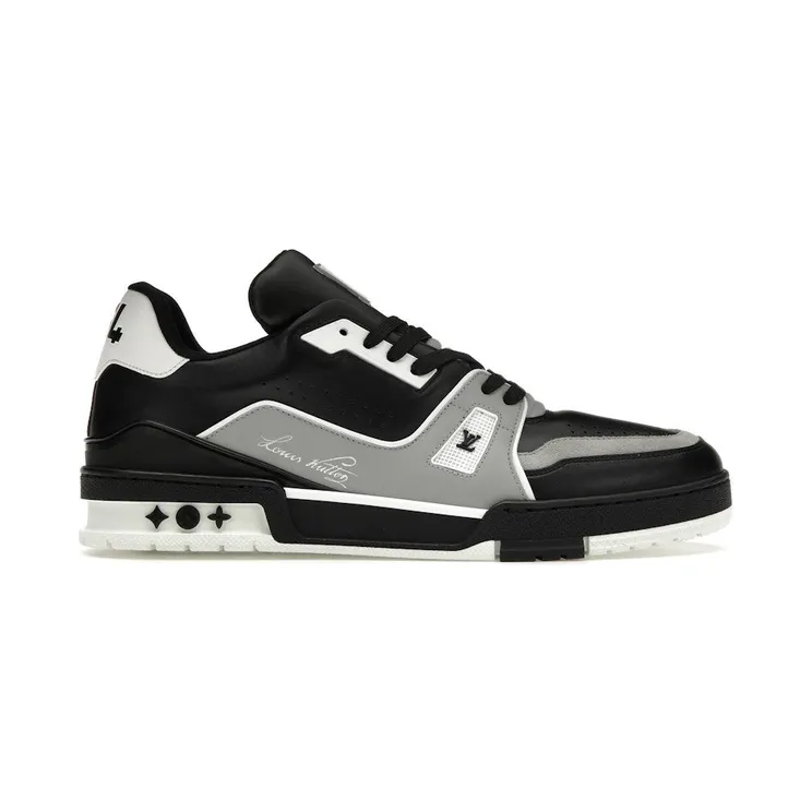 Louis Vuitton LV Trainer Black Grey White (1AAHS3)