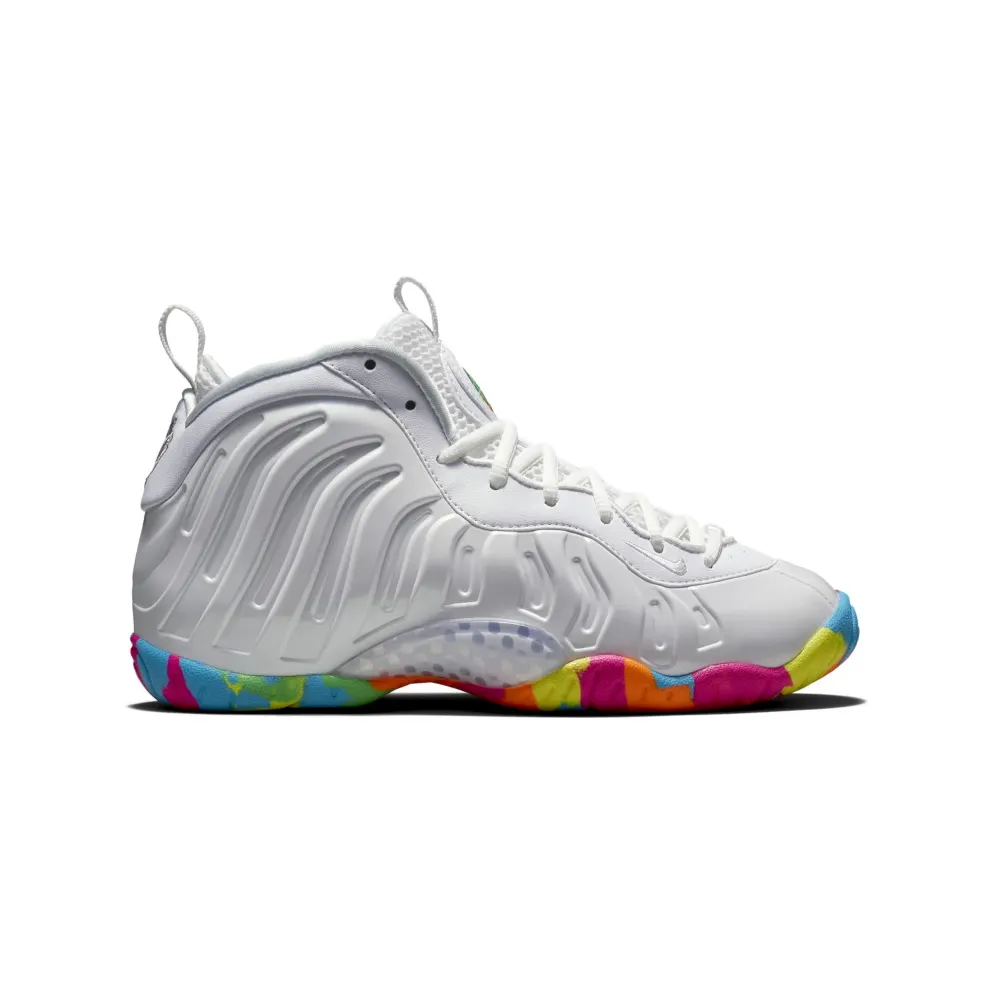 Nike Air Foamposite One White Fruity Pebbles 2015 (GS) White/Psn Green-Pnk Fl-Cscd (644791-100)
