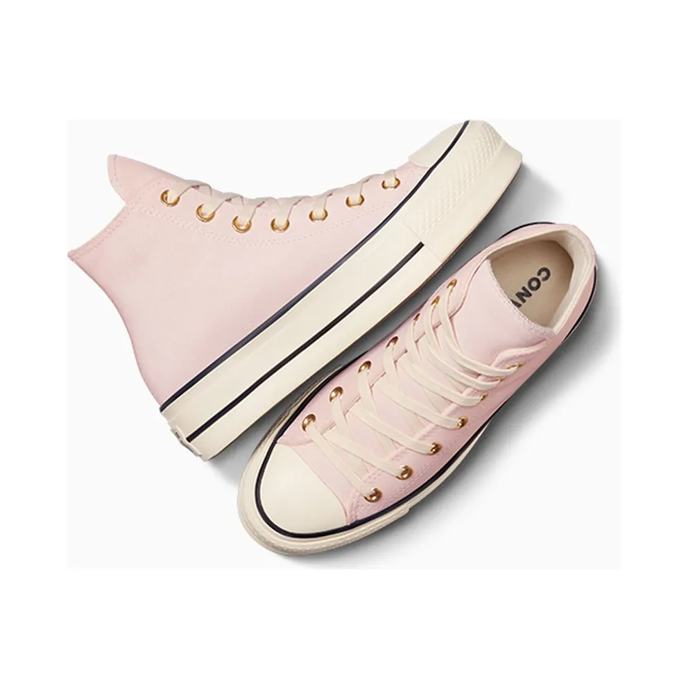 Converse Chuck Taylor All Star Lift Platform Suede Pale Petal/Natural Ivory/Black (A13823C)