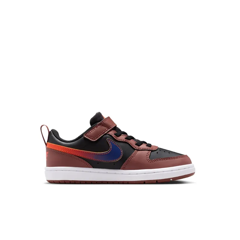 Nike Court Borough Low Recraft Black Red Sepia Orange Deep Night (IO6966-002)